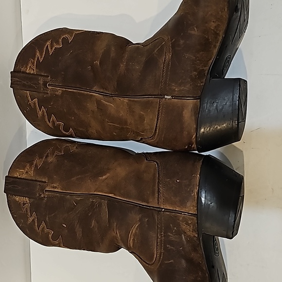 Ariat Sedona Brown Leather Cowboy Western Boots Men’s 10.5 D - Picture 6 of 16
